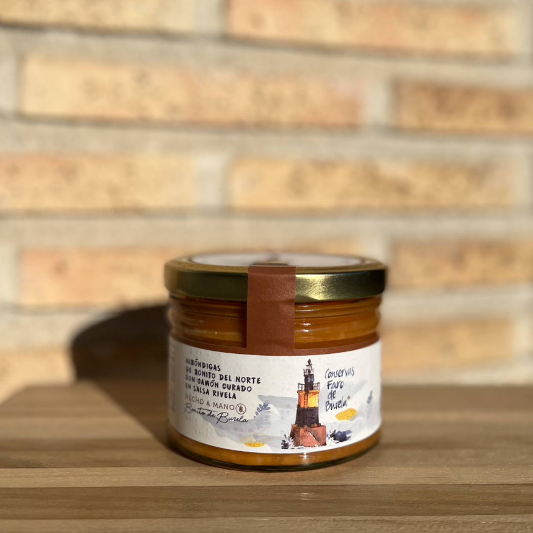 Albóndigas de Bonito del Norte con Jamón Curado